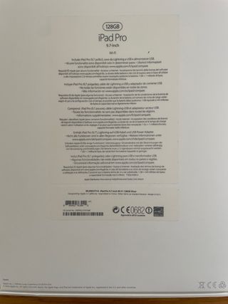 iPad Pro 9.7 Wi-Fi 128GB Plata