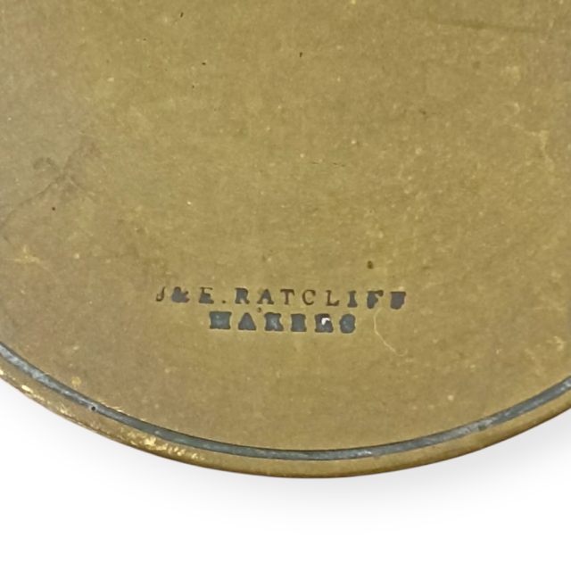 Balanza/báscula postal antigua de J&E Ratcliff