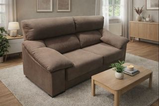 ¡¡Sofá 3 Plazas Athenas, color Chocolate!!