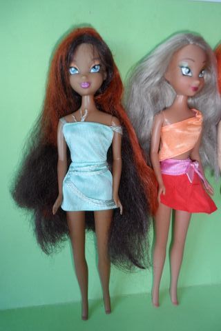 3 winx bambole prima edizione anni 2000 flora