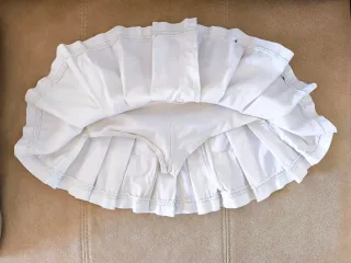 Falda Miss Sixty Plisada Talla XS blanca