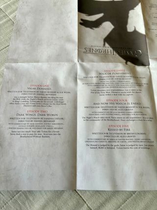 Juego de Tronos T3 DVD | 10 Episodios | 5 Discos