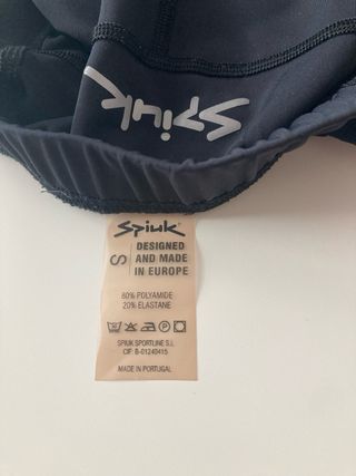 Culote Spiuk Ciclismo/Spinning Negro. TALLA S