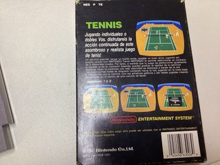 Juego Nintendo Tennis (NES) + Manual