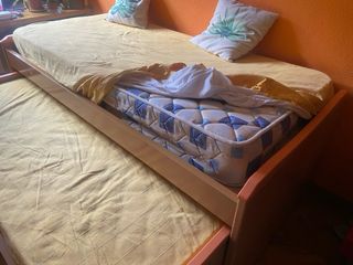 Cama nido doble con 4 cajones