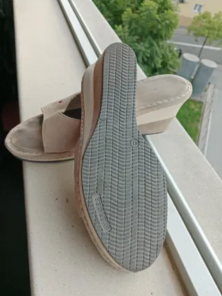 Sandalias cuña Tommy Hilfiger beige