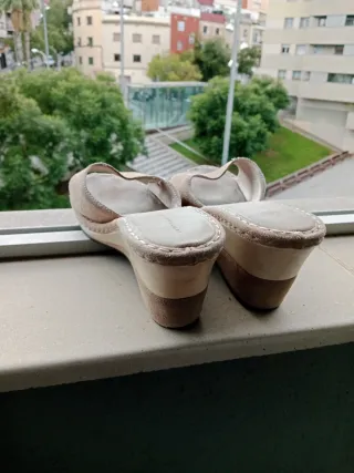 Sandalias cuña Tommy Hilfiger beige