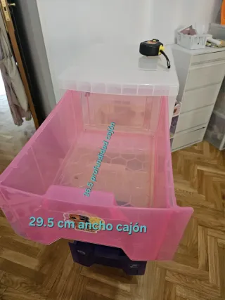 Cajonera Plástico Colores 4 Niveles