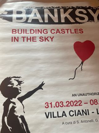 Manifesto Banksy Building Castles in the Sky 2022
