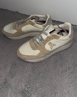 Zapatillas Scalpers Mujer Beige/Blanco