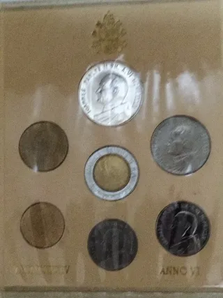 Monete Pontificato Giovanni Paolo II anno VI 1986