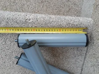 Patas metálicas para catre/somier (4 unidades).