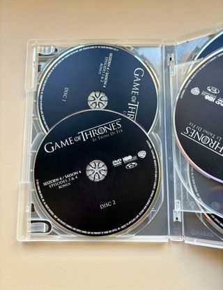 Juego de Tronos T4 DVD | 10 Episodios | 5 Discos