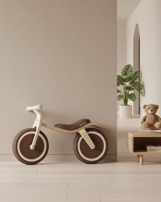Bicicleta equilibrio madera haya