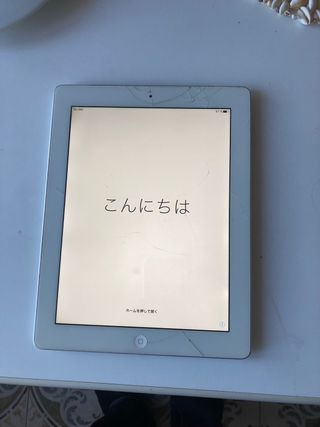 iPad Apple Blanco Pantalla Rota