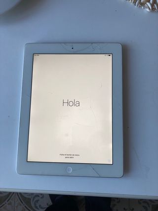 iPad Apple Blanco Pantalla Rota