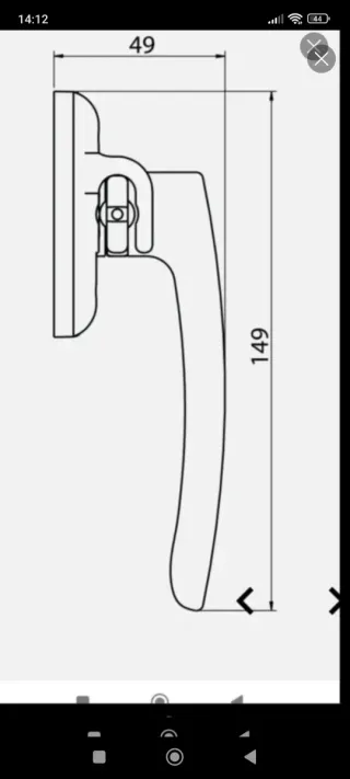 Manetas aluminio MR cierre presión