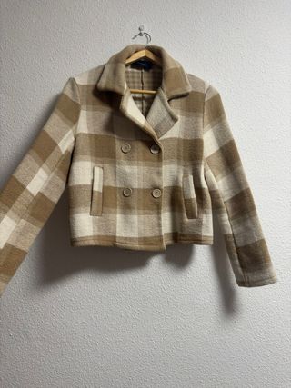 Chaqueta La Comet Lana Cuadros Old Money