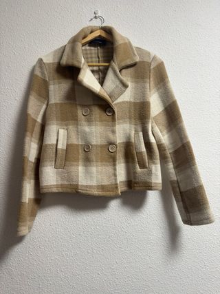 Chaqueta La Comet Lana Cuadros Old Money