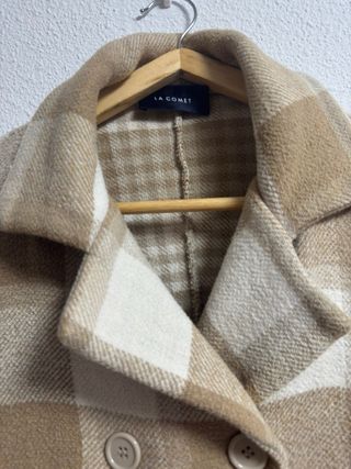 Chaqueta La Comet Lana Cuadros Old Money