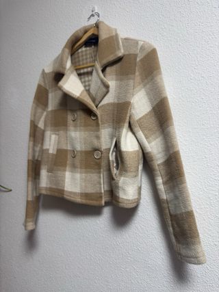 Chaqueta La Comet Lana Cuadros Old Money