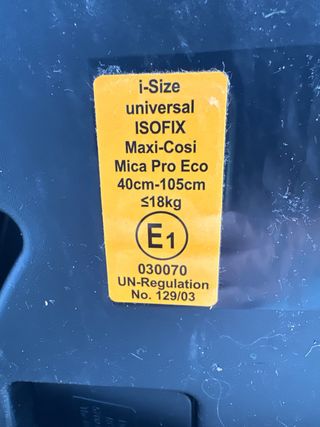 Maxi Cosi Mica Pro Eco Silla Coche