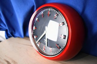 Reloj Pared Vintage Space Age TRQ Años 70