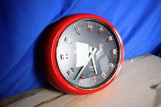 Reloj Pared Vintage Space Age TRQ Años 70