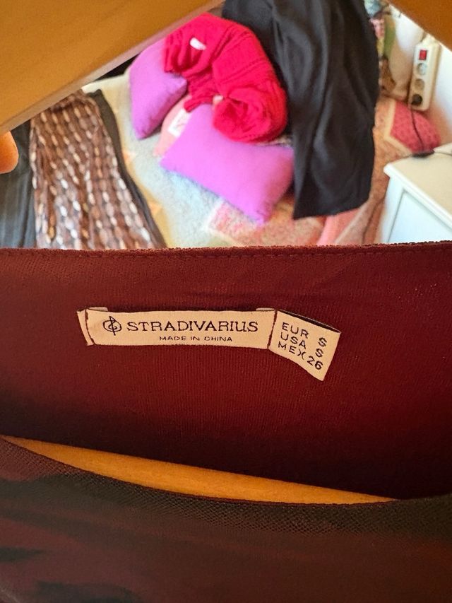 Vestido largo estampado