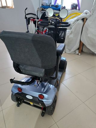 Scooter movilidad reducida azul