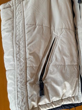 Gilet Uomo Double Face Beige/Nero