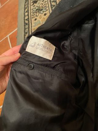 Elegante Cappotto Uomo Grigio