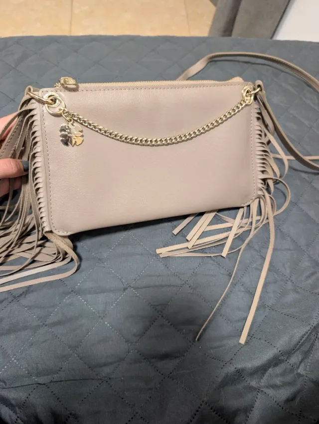 Bolso Tous Beige Flecos Cadena