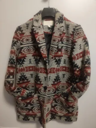 Americana estampada multicolor