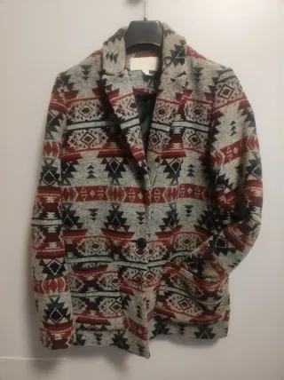 Americana estampada multicolor