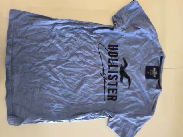 Camiseta Hollister Azul Talla XS