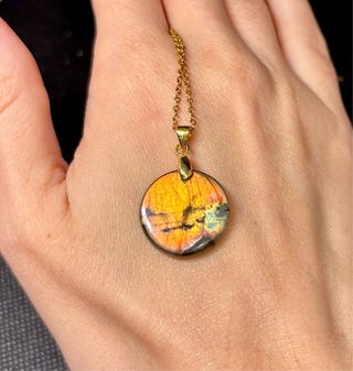 Colgante Espectrolita labradorita Multicolor