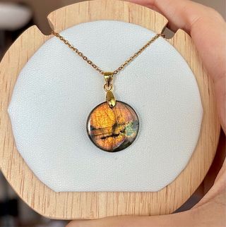 Colgante Espectrolita labradorita Multicolor