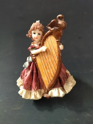 Carillon bambina arpa anni 70