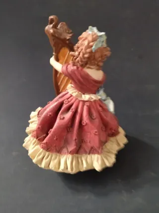 Carillon bambina arpa anni 70