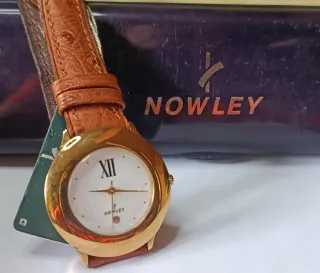 Reloj Nowley Mujer Dorado y Marrón Nuevo