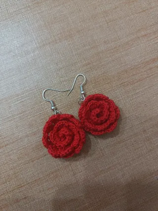 Orecchini uncinetto fatti a mano