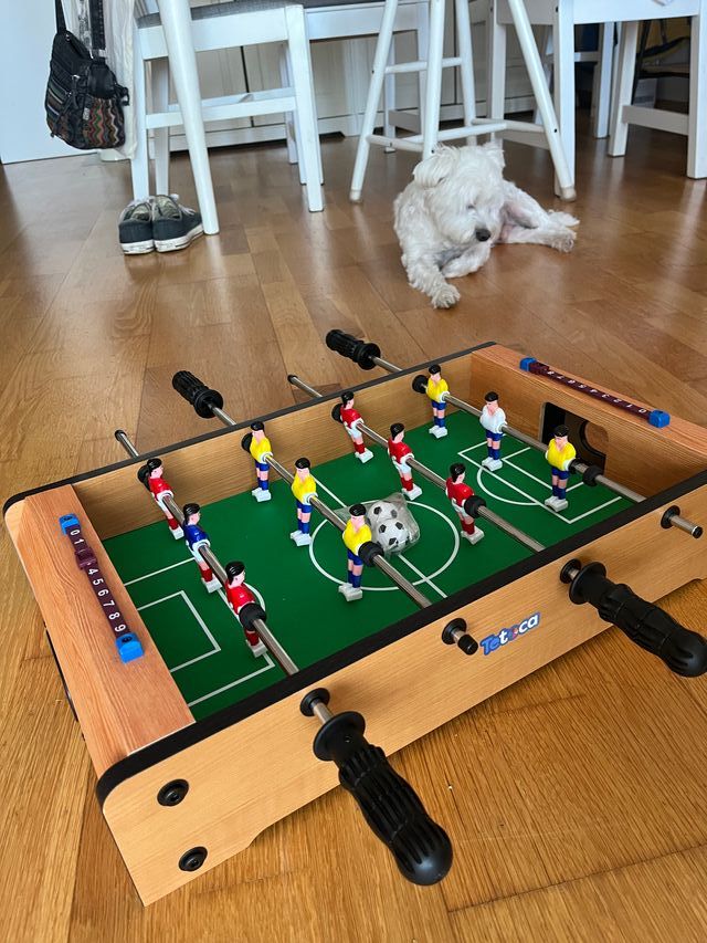 Futbolín de mesa para niños