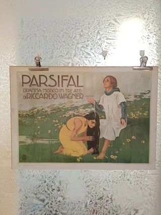 Stampa Parsifal Wagner su pannello 70x50 cm