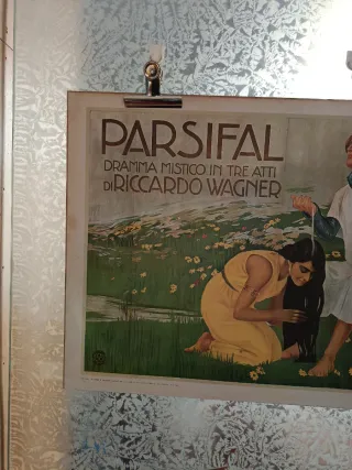 Stampa Parsifal Wagner su pannello 70x50 cm