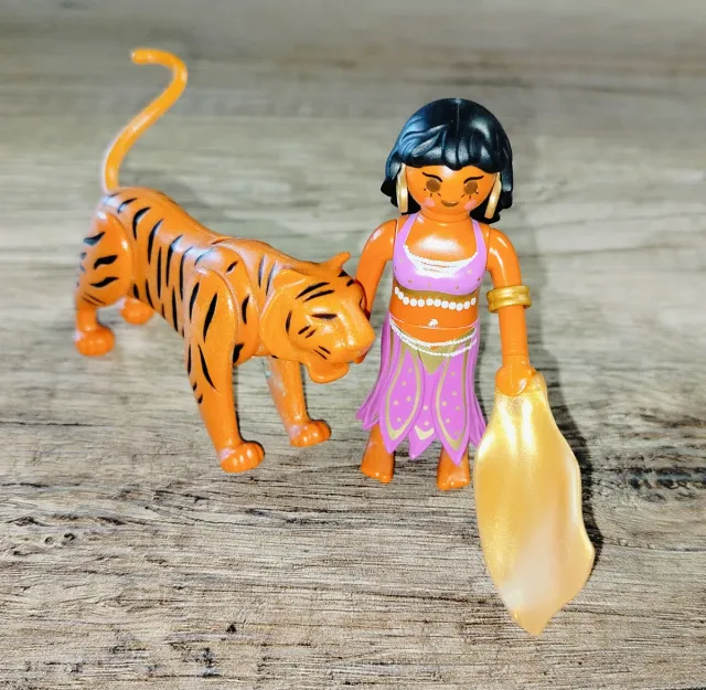Playmobil Tigre e Figura Donna
