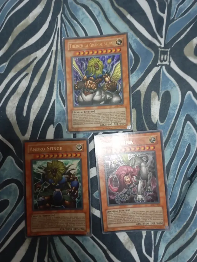 3 Carte Yu-Gi-Oh! Italiane
