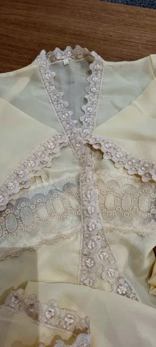 Conjunto NOVIA Bata y Camisón Talla 44