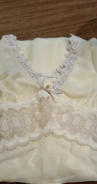 Conjunto NOVIA Bata y Camisón Talla 44