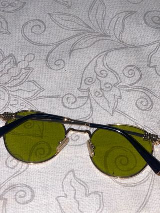 Gafas Miu Miu Unisex Doradas y Verdes